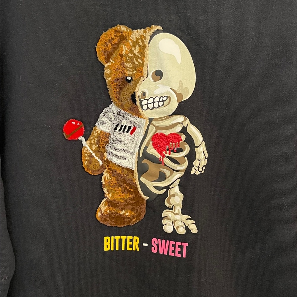 Black Fifth Loop Bitter Sweet Graphic Sweatshirt